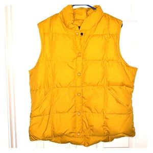Lands End puffer goose down vest
